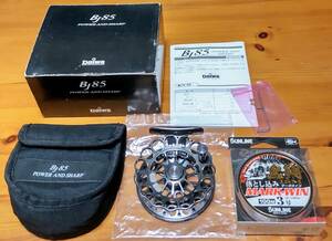 Daiwa Daiwa reel BJ85 Black Jack hechi.. dropping included drum reel rare rare rare freebie attaching silver silver waste number model records out of production 
