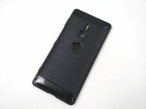 Xperia XZ2 SO-03K SOV37 702SO用 ソフトケース カバー TPU ブラック