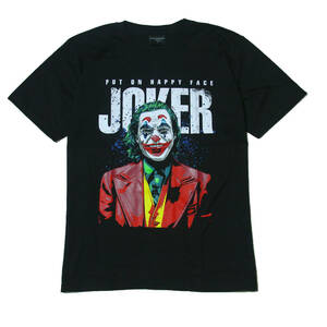 ジョーカー JOKER 映画 ホアキン・フェニックス おしゃれ ストリート系 おもしろTシャツ メンズ 半袖★tsr0476-blk-m