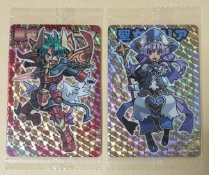 ■神羅万象チョコ 八柱駒チャレンジ　第一弾セット 魔戎剣士アーク　聖女アリア 未開封