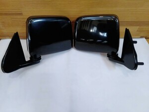 * new goods * Datsun Truck D21 Terrano door mirror black left right set Nissan Nissan ( Datsun Truck 620 720 D21 D22 Sanitora NISSAN )