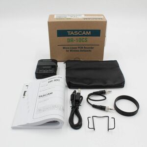 付属品完備。★美品★ TASCAM タスカム DR-10CS [マイクロリニアPCMレコーダー SENNHEISER製品用]