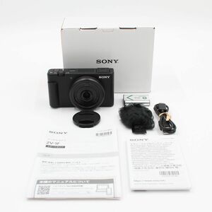 元箱付き。★新品級★ SONY ソニー VLOGCAM ZV-1F B ブラック