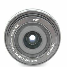 ★ジャンク品★ OLYMPUS オリンパス パンケーキズームレンズ M.ZUIKO DIGITAL ED 14-42mm F3.5-5.6 EZ_画像3