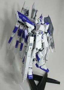 MG　1/100　RX-93-v2 Hi-vガンダム Ver.Ka＋Hi-νガンダムVer.Ka用 HWS拡張セット　素組、墨入　完成品　