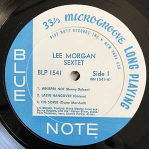 Lee Morgan Secxtet / Lee Morgan / Blue Note BLP 1541 / 超美盤 / リー・モーガンの画像7