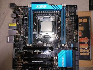 X99M Extreme4 ASROCK+Xeon E5 2690V3+5820K　マザー動作品と動作不可品
