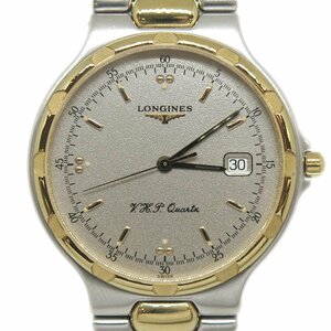 1円 ry LONGINES ロンジン コンクエスト デイト メンズ QZ クオーツ 腕時計 L1.613.3【時計】【中古】