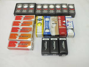 ★未使用 ゴルフボール 各メーカー NIKE/SRIXON/TOUR STAGE/DUNLOP/PRGR…など おまとめ 54個 保管品★（4656）