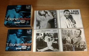 【廃盤】Tボーン・ウォーカー　T-Bone Walker Capitol, Imperial Years 日本編集盤 4CD 解説・歌詞ブックレット付