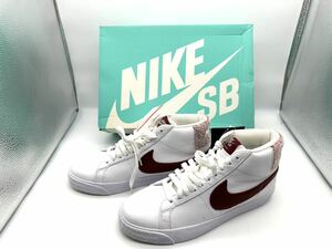 □新品 ④箱付 NIKE SB ZOOM BLAZER MID PRM ナイキ ズーム ブレーザー 赤 レッド 