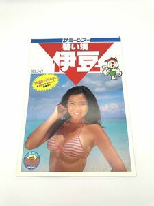 □③旅行パンフレット サミーツアー 碧い海 伊豆 1985年5月〜11月 水着 キャンギャル モデル キャンペーンガール 送料230円