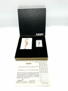 □新品 ZIPPOジッポー LIMITED EDITION The Petty Girl ペティガール ピンナップアート 250PG 411 BALLET SHOES 1997年製 /LPL 送料230円