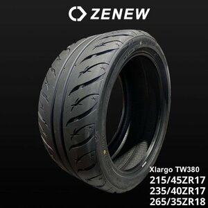 ZENEW 265/35ZR18 265/35/18 265/35R18 Xlargo TW380 ゼニュー タイムアタック ドリフト