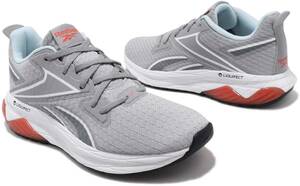  Reebok likwifektoSPT AP 24cm light gray / orange / mint Reebok LIQUIFECT SPT AP lady's running shoes 