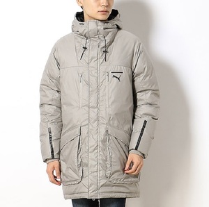 プーマ ペース ラボ ダウンジャケット Mサイズ 定価29700円 グレー PACE LAB DOWN JACKET メンズ ミドル丈 ダウンコート 撥水