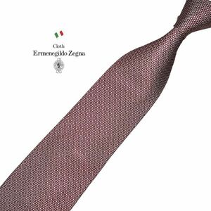 ★ネコポス可★ Ermenegildo Zegna ネクタイ 小紋柄 USED エルメネジルドゼニア メンズ服飾小物 中古 t491