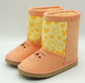 Disney Mickey Mouse Boots Mouton Boots Kids Kids Water Water Water Disney DS7230 BEIGE 17.0CM