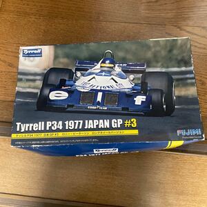 フジミ ティレル P34 1977 日本GP #3 ロニー・ピーターソン ロングホイールバージョン （1/20スケール GP 34）