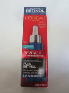 新品 ロレアル L'Oreal loreal pure retinol serum リバイタリフト ピュアレチノール セラム 美容液 30ml 無香料 レチノール 