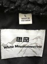 UNIQLO ボア フリース オーバーサイズ プルオーバー 長袖 メンズ L ブラック White Mountaineering 23041703_画像3
