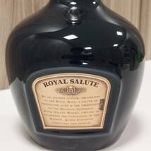 ROYAL SALUTE ロイヤルサルート 21年 青陶器 スコッチウイスキー 700ml(約1349g) 40% 未開封 自宅保管品 古酒 洋酒 ◆19783_画像7