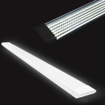 1本 180W形 一体型 直管 LED 蛍光灯 1灯・5灯相当 一体型台座付 消費電力90W AC 85-265V 120cm 無極性 高輝度 昼光色 6000K LEDA-D20_画像3