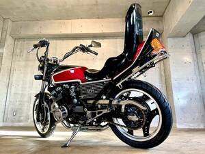 HONDA　CBX400F　神奈川仕様　2型カラー　エバハン　エンジンメッキ加工パーツ　4-2-1新品マフラー　BEET　エナメル3段シート　ケツ上げ