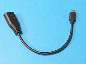 送料無料 即決 USB タイプA(メス) ⇔ MICROUSB(オス) MICRO USB マイクロUSB 変換アダプタ 変換ケーブル 管1 