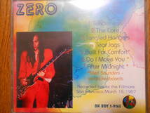 レアほぼ未使用 John Cipollina / ZERO at The Fillmore 1987 ジョン・シポリナ Quicksilver クイックシルバー Steve Kimock Merl Saunders_画像2