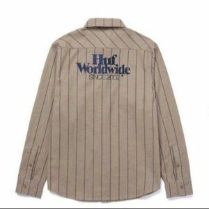 美品 HUF ISSUE STRIPE FLANNEL(21AW)