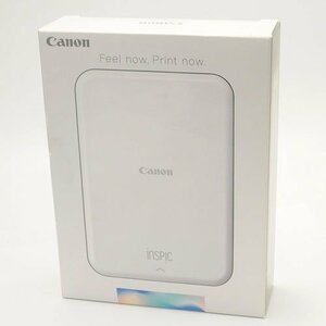 【未開封・未使用品】長期保管品 現状渡し ミニフォトプリンター キヤノン Canon iNSPiC PV-123-GD ゴールド