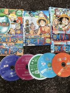 ワンピース DVD レンタル落ち ドリームス！篇 出撃！ゼニィ海賊団篇 虹の彼方へ篇 全5巻 ケースなし