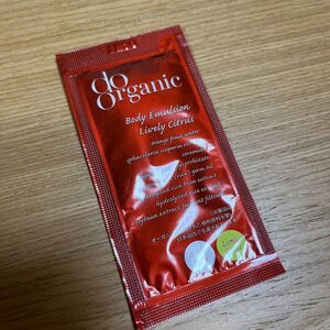 do Organic ボディ乳液　サンプルパウチ　ボディエマルジョン　ライブリーシトラス　3ml 1回分