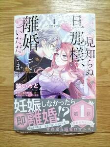 ★未開封・未使用品★ 拝啓見知らぬ旦那様、離婚していただきます Ⅰ 紬いろと 原作:久川航璃 帯・シュリンクつき