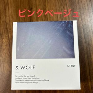 & WOLF by N organic SF-001 pinc beige & WOLF セラムリキッドファンデーション