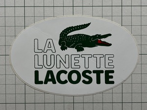 ビンテージ ラコステ LACOSTE ステッカー 広告 LA LUNETTE ワニ コムデギャルソンシャツ 海外 BEAMS ビームス +Ad +Je