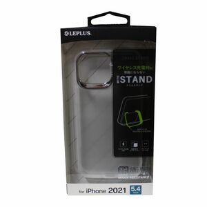 iPhone 13 mini スタンド付 耐衝撃 ハイブリッドケース LP-IS21SHSWH フロストホワイト SHELL STAND iPhoneケース スマホケース smasale-6