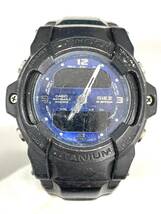 D6586*0.5　CASIO　カシオ　G-SHOCK　Gショック　GS-300　GIEZ　ジーズ　TITANIUM　チタニウム　アナデジ　クオーツ　メンズ　腕時計_画像1