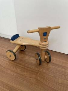中古　ボーネルンド 木製 三輪車 BorneLund 玩具