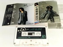 ★当時物　中森明菜 BEST AKINA メモワール ベスト akina nakamori 歌詞カード付 中古カセットテープ 希少　_画像7