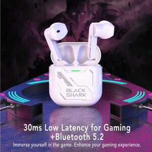 BLACK SHARK JoyBuds ゲーミングイヤホン ワイヤレスイヤホン Bluetooth 5.2 ノイズキャンセリング