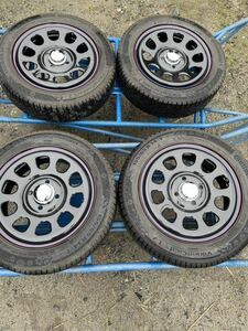 デイトナ　14-5.0jj ＋42 4H-100 コンチネンタル　155/65r14