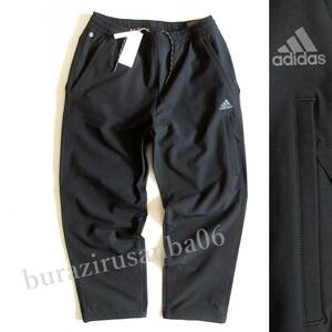 メンズ L◆未使用 adidas アディダス PRSVE ウォームパンツ 中厚手 ゆったりシルエット 多目的 暖パン ストレッチ 裏起毛 ポケット多数