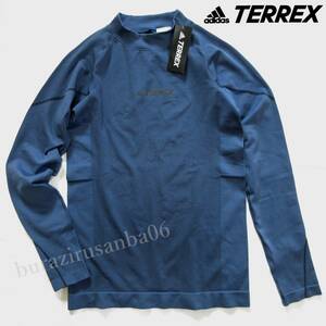 メンズ M◆未使用 定価9,889円 アディダス テレックス モックネック 長袖Tシャツ adidas Terrex Mock Neck Long Sleeve T-Shirt DZ2026