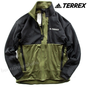 メンズ L◆未使用 定価12,100円 adidas TERREX アディダス テレックス テックフリース ハイキング ジャケット タイトシルエット