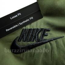 メンズ 2XL◆未使用 定価12,650円 NIKE ナイキ リバーシブル ボアフリース ベスト 高耐久リップストップ素材 ボアベスト ルーズフィット_画像10