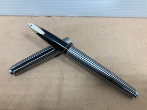 3832* PILOT パイロット CUSTOM カスタム 万年筆 ペン先 18K-WG F 細字 H475 インク未確認 文房具 筆記用具 現状品