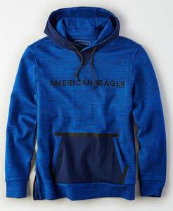 セール！！◇◆AE / アメリカンイーグル / Graphic Pullover パーカ / US M / Blue /