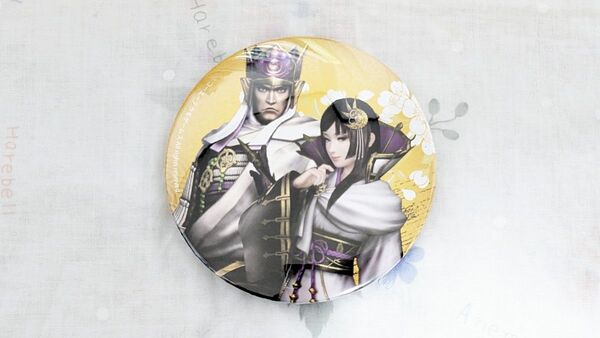 戦国無双4 上杉謙信 綾御前 缶バッジ